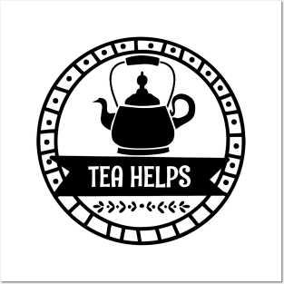 Tea Helps - Retro Vintage Posters and Art